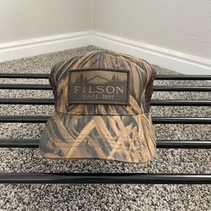 Filson Tin Cloth camo trucker hat